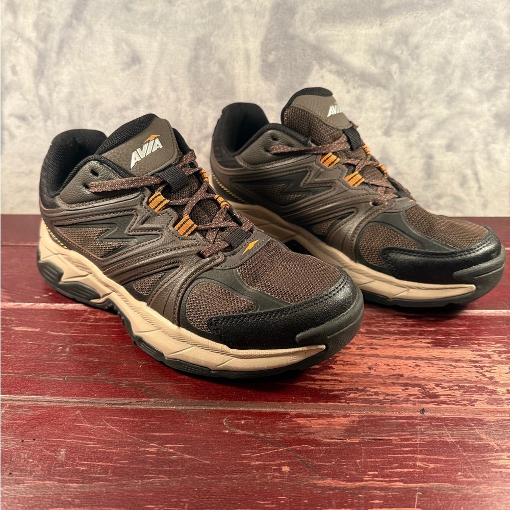 Avia Men's Tal8.us Rugged Walking Shoes Brown Size 8.5